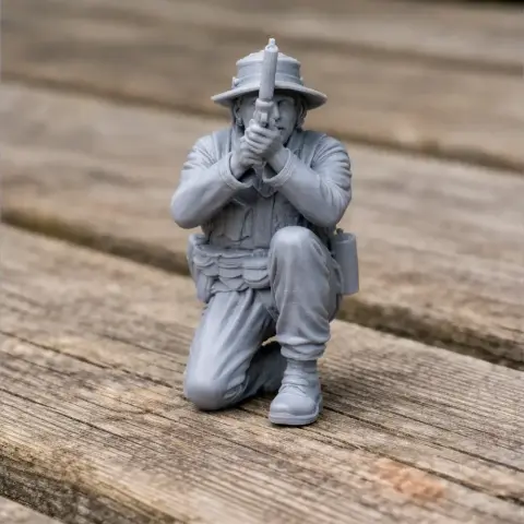 Sharpshooter Veteran Civil War - Historical Warrior STL