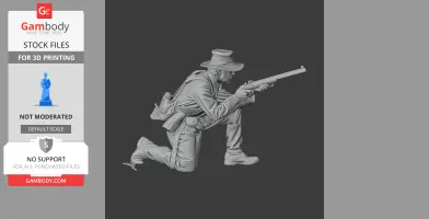 Sharpshooter Veteran Civil War - Historical Warrior STL