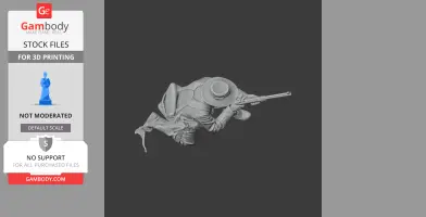 Sharpshooter Veteran Civil War - Historical Warrior STL