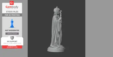Saint Abadiu of Antinoe - Devotional Statue - STL 3D Print