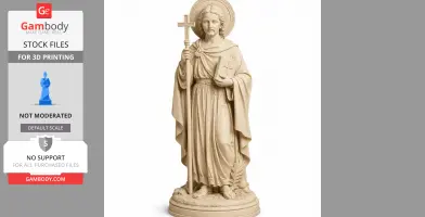 Saint Abadiu of Antinoe - Devotional Statue - STL 3D Print