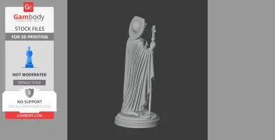 Saint Abadiu of Antinoe - Devotional Statue - STL 3D Print