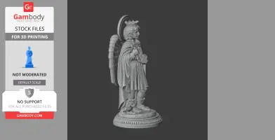Saint Abanoub - Devotional Statue - STL 3D Print