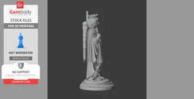 Saint Abanoub - Devotional Statue - STL 3D Print