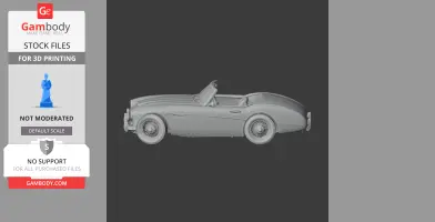 Austin-Healey 100 - Scale Vehicle STL