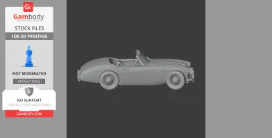 Austin-Healey 100 - Scale Vehicle STL