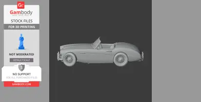 Austin-Healey 100-6 - Scale Vehicle STL