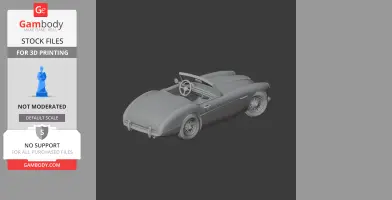 Austin-Healey 100-6 - Scale Vehicle STL