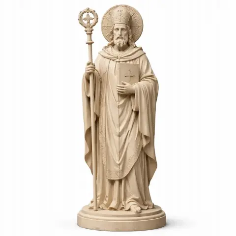 Saint Abbo of Fleury - Devotional Statue - STL 3D Print