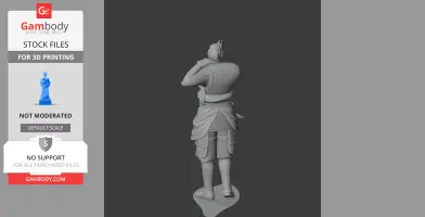 Shibata Katsuie Samurai Classic - Historical Warrior STL