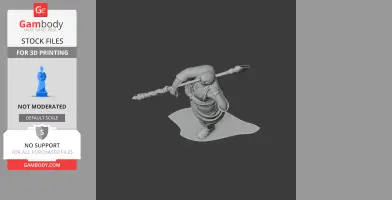 Shibata Katsuie Samurai Classic - Historical Warrior STL