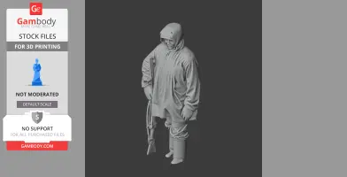 Simo Hayha WWII Soldier - Historical Warrior STL