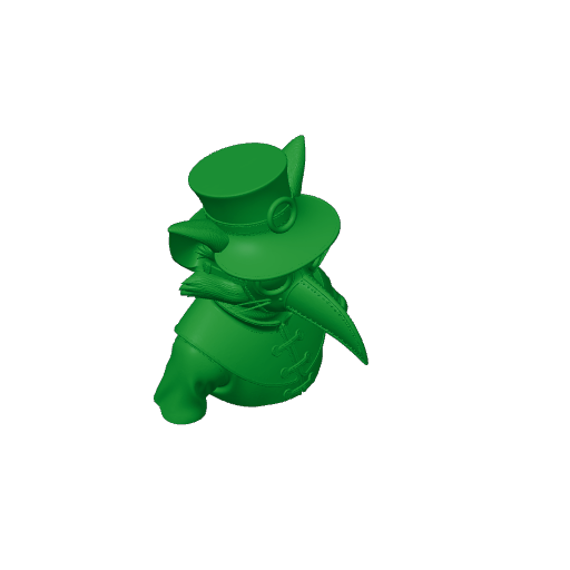 Tom Cat Plague Doctor Ring Figure.3mf
