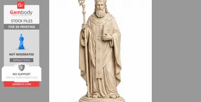 Saint Abdas of Susa - Devotional Statue - STL 3D Print