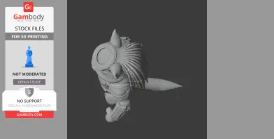 Tom Cat Predator Ring Figure - Mashup Figure STL