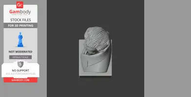 Soren Kierkegaard Bust - Historical Warrior STL