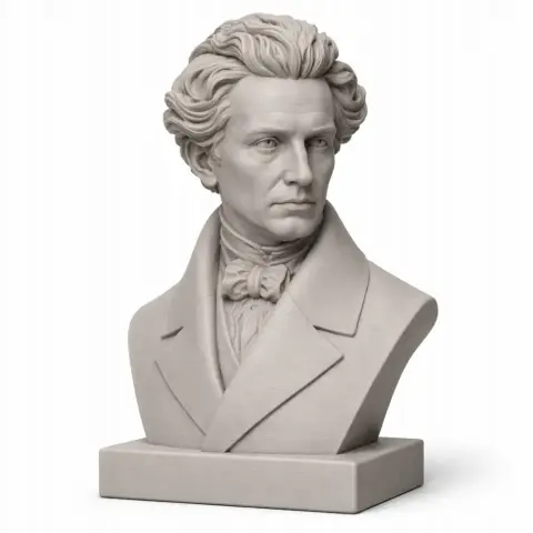 Soren Kierkegaard Bust - Historical Warrior STL