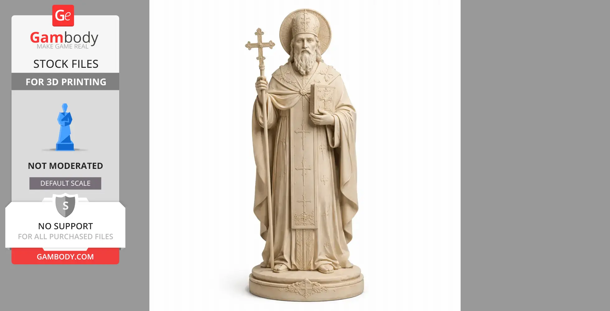 Saint Abercius of Hieropolis - Devotional - STL 3D Print