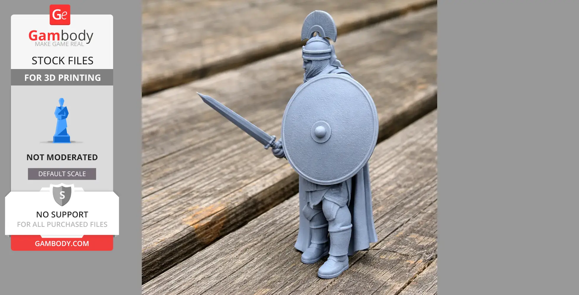 Stilicho Roman Legionary - Historical Warrior STL