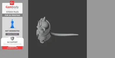Tom Cat Samurai Ring Figure - Mashup Figure STL