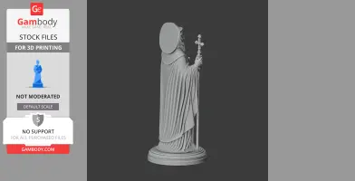 Saint Abibus of Edessa - Devotional Statue - STL 3D Print