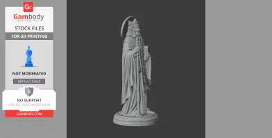 Saint Abibus of Edessa - Devotional Statue - STL 3D Print