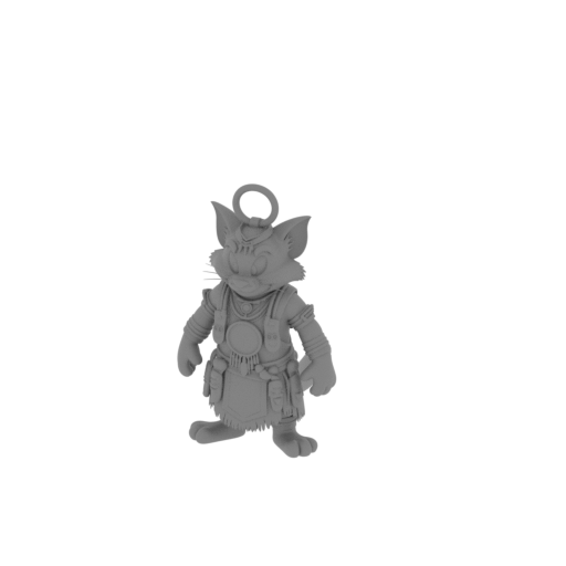 Tom Cat Shaman Ring Figure.stl