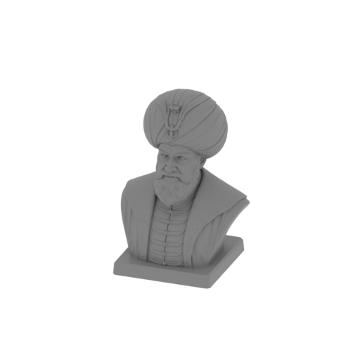 Suleiman the Magnificent Bust.stl