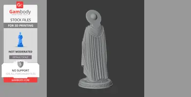 Saint Abo of Tiflis - Devotional Statue - STL 3D Print