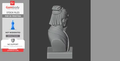 Sun Tzu Bust - Historical Warrior STL