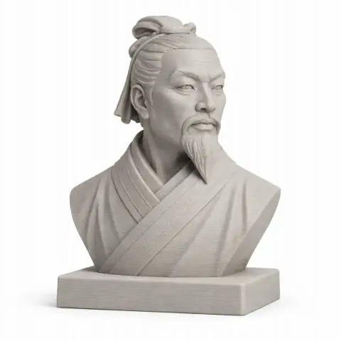 Sun Tzu Bust - Historical Warrior STL