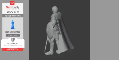 Tachibana Muneshige Samurai - Historical Warrior STL