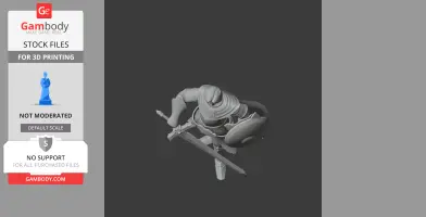 Tachibana Muneshige Samurai - Historical Warrior STL