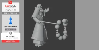 Taira no Kiyomori Samurai - Historical Warrior STL