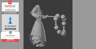 Taira no Kiyomori Samurai - Historical Warrior STL