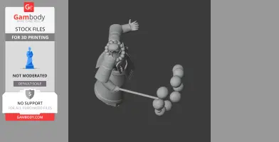 Taira no Kiyomori Samurai - Historical Warrior STL