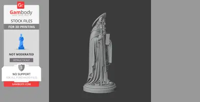 Saint Abraham of Arbela - Devotional Statue - STL 3D Print