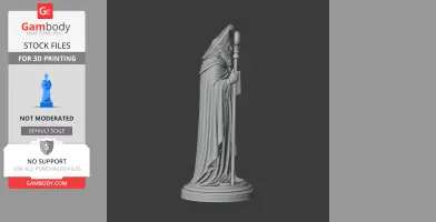 Saint Abraham of Arbela - Devotional Statue - STL 3D Print