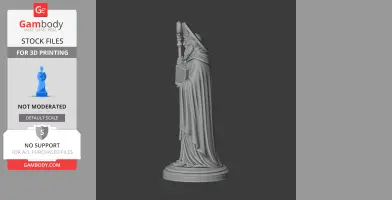 Saint Abraham of Arbela - Devotional Statue - STL 3D Print