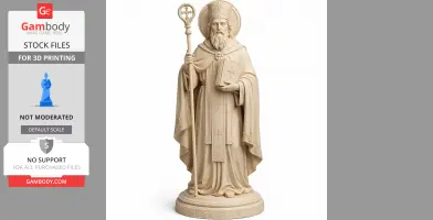 Saint Abraham of Arbela - Devotional Statue - STL 3D Print