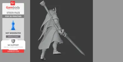 Takeda Shingen Samurai - Historical Warrior STL