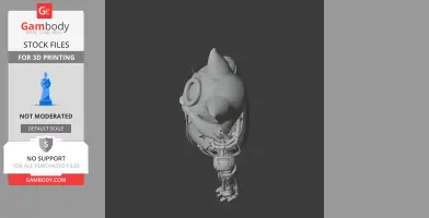 Tom Cat Terminator Ring Figure - Mashup Figure STL