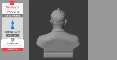 Tamerlane Bust - Historical Warrior STL