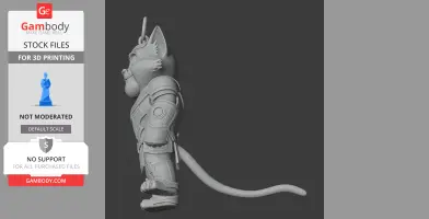 Tom Cat Thanos Ring Figure - Mashup Figure STL