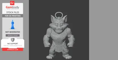 Tom Cat Thanos Ring Figure - Mashup Figure STL