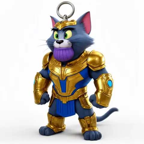 Tom Cat Thanos Ring Figure - Mashup Figure STL