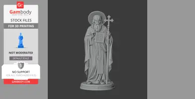Saint Abraham of Cratia - Devotional Statue - STL 3D Print