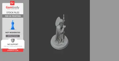 Saint Abraham of Cratia - Devotional Statue - STL 3D Print