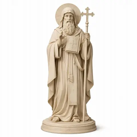 Saint Abraham of Cratia - Devotional Statue - STL 3D Print