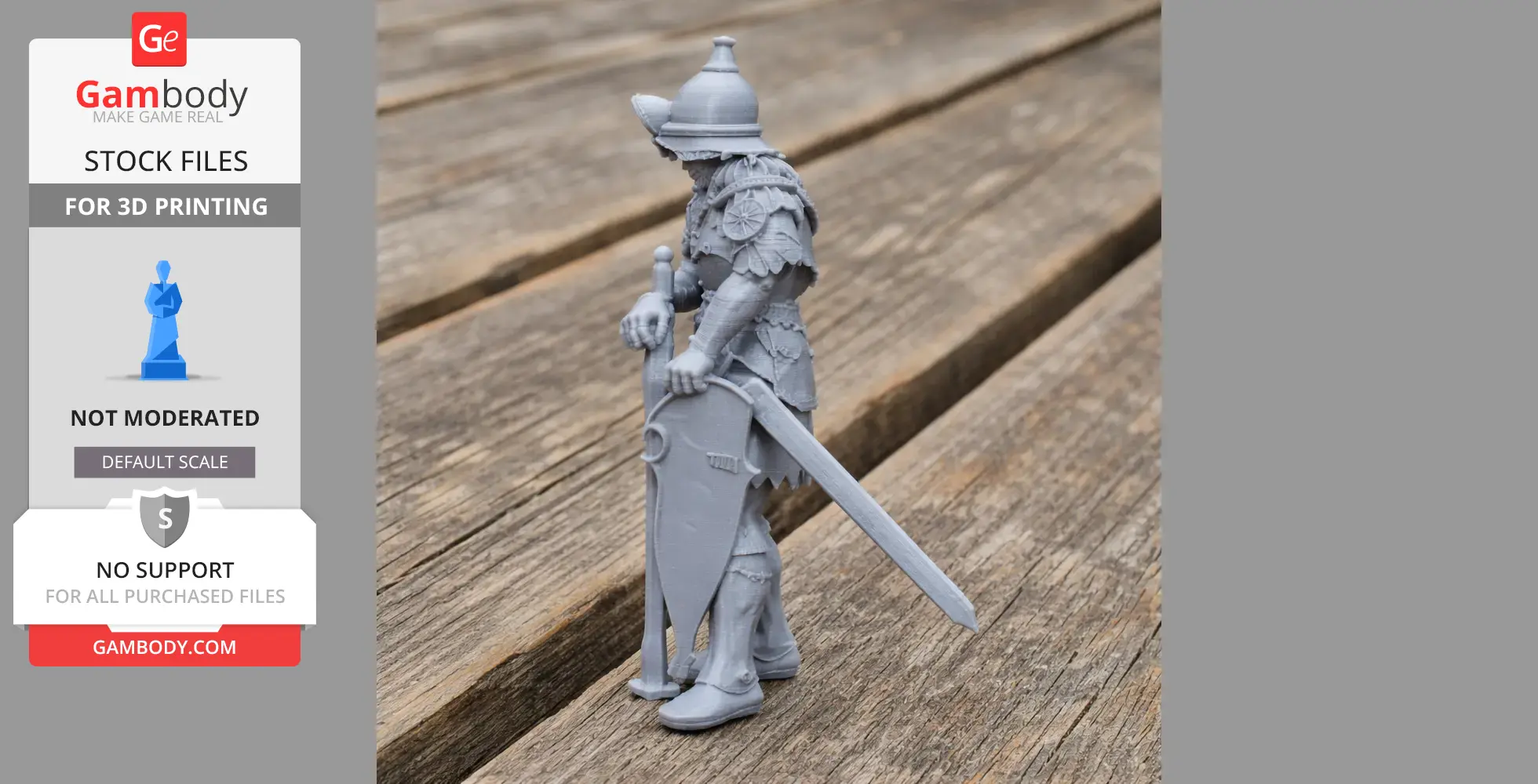 Theodoric the Great Ancient Warrior - Historical Warrior STL